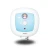 Prismo Water Heater Zenith Capacity 15 Liter Height 400 mm Sky Blue | Zenith Water Heater - Image 1