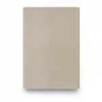 Plain Vinyl Wallpaper, size 15.6m×100cm, Pale brown Color
