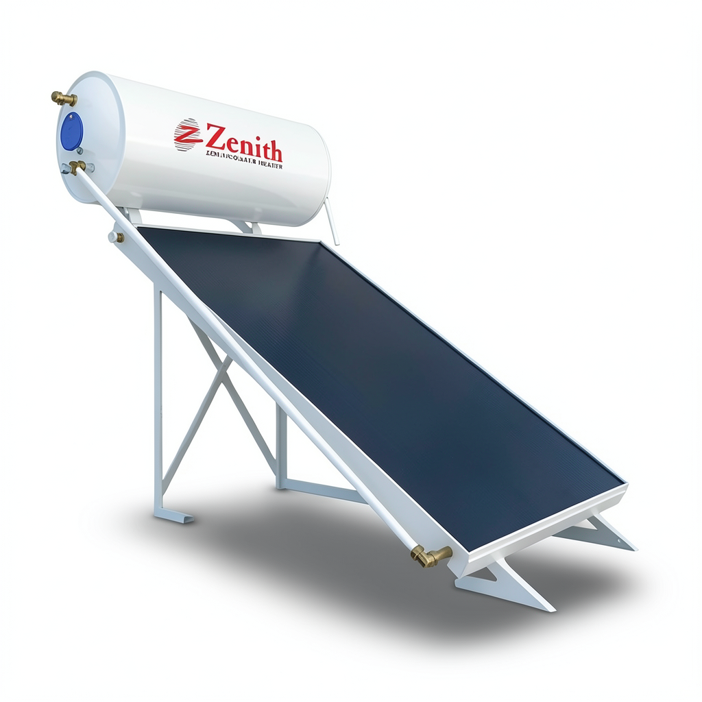 Solar Water Heater 1500 Liter Capacity, Height 1660 mm | Zenith Water Heater