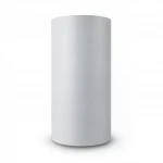 Plain Vinyl Wallpaper, size 15.6m×100cm, Light Gray Color