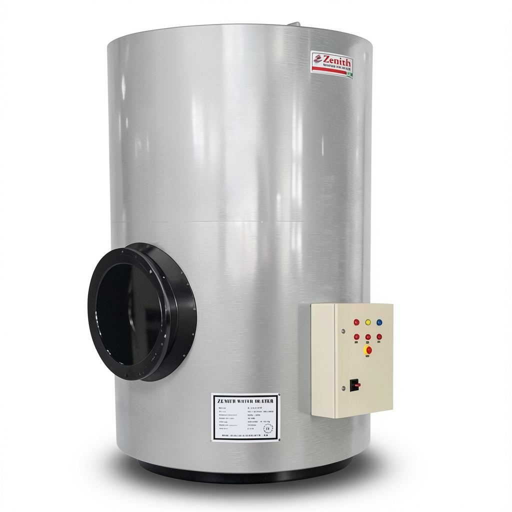 Water Heater 5000 Liter Capacity 3220 mm Height Stainless Steel | Zenith Water Heater