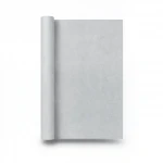 Wallpaper with Plain Design, Light Gray Color, Size 15.6m × 106cm 