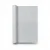 Wallpaper with Plain Design, Light Gray Color, Size 15.6m × 106cm 