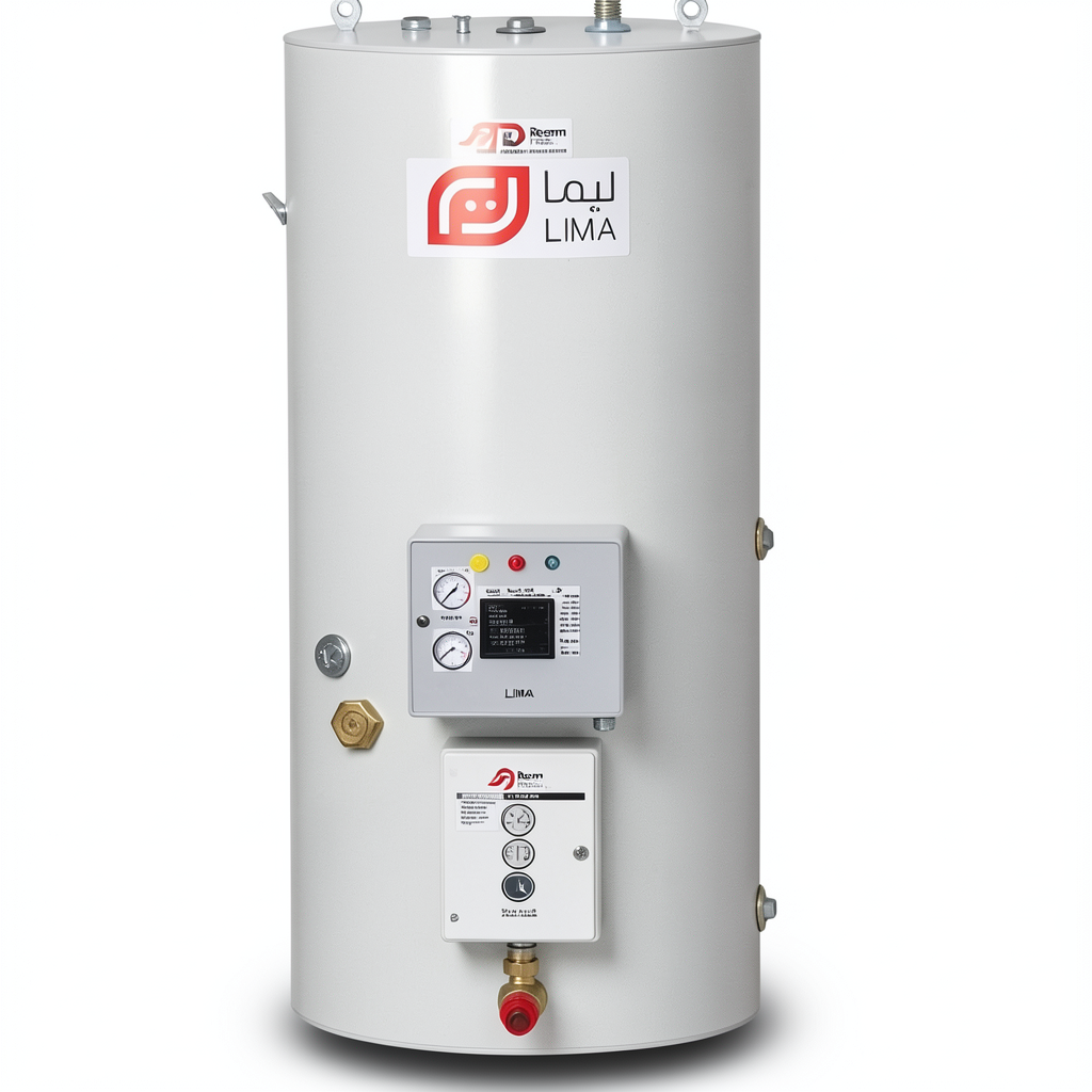 Vertical Water Heater Lima Capacity 100 Liters Height 990 mm 220/240 Volt | Reem Water Heater Factory