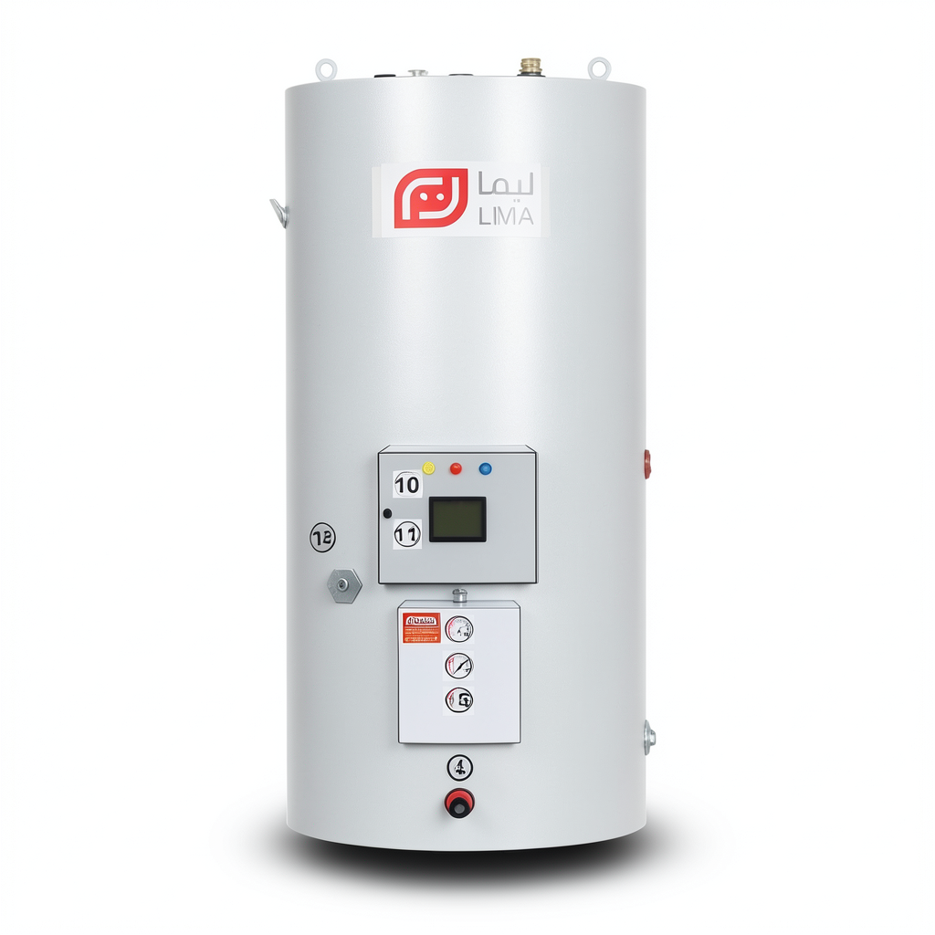 Vertical Water Heater Lima Capacity 500 Liters Height 1468 mm | Reem Water Heater Factory