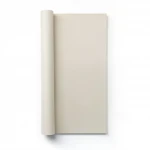 Wallpaper with Plain Design, Light Beige Color, Size 15.6m × 106cm 