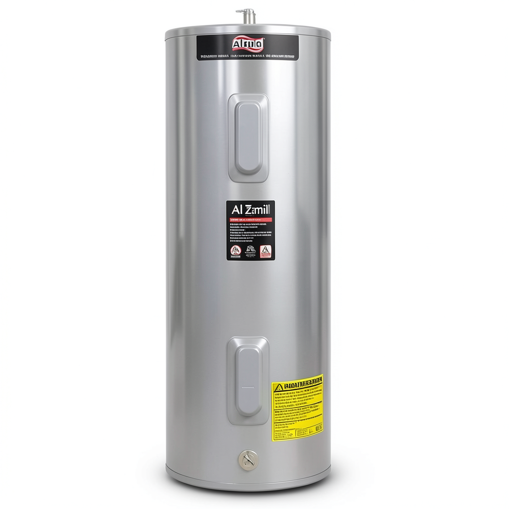 Vertical Central Water Heater 40 GAL Stainless Steel 4.5 kW | Al Zamil Tanks