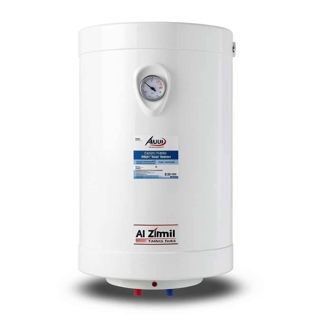 Vertical Central Water Heater 50 Liter Capacity, 450 mm Diameter | Al Zamil Tanks