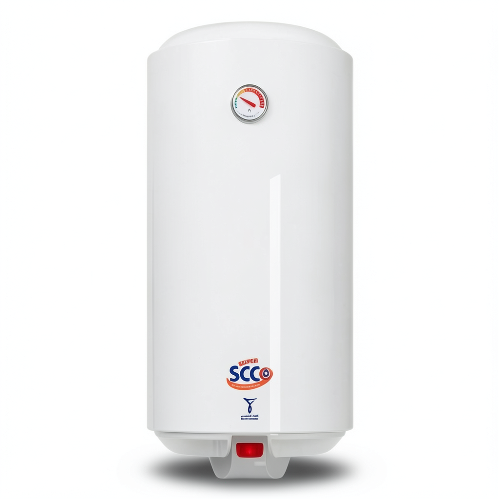 Horizontal Electric Water Heater 80L White, 1200 WATT 220/240 Volt | Saudi Ceramics