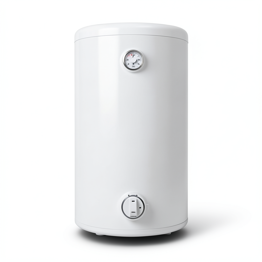 Water Heater 80 Liters White Ceramic Standing, V7 Aqua Heat