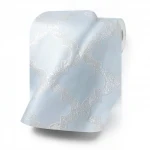 Vinyl Wallpaper, Patterned Design, Size 15.6m × 106 cm, Silver and Gray Color 