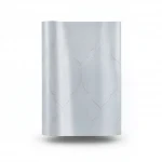 Vinyl Wallpaper, Patterned Design, Size 15.6m × 106 cm, Silver Gray Color