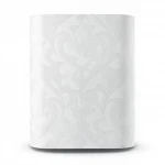 Patterned Wallpaper, Size 15.6m×100cm, white with gray color 