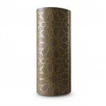 Patterned Wallpaper, Length 15.6 meters, Width 100 cm, brown with gold Color 