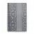 Embossed Wallpaper, Size 15.6m×100cm, Gray with dark gray color 