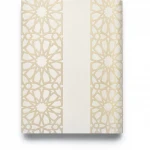 Patterned Wallpaper, Length 15.6 meters, Width 100 cm, beige and gold Color