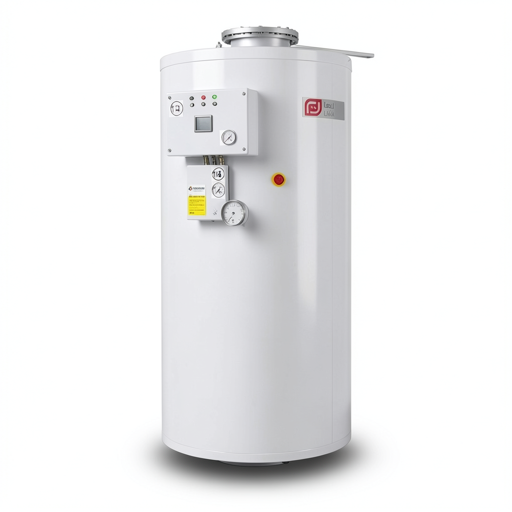 Vertical Water Heater 1750 Liter Capacity 2430 mm Height, European Design | Reem Water Heater Factory