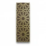 Patterned Wallpaper, Length 15.6 meters, Width 100 cm, brown with gold Color 