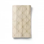 Patterned Wallpaper, Length 15.6 meters, Width 100 cm, beige with brown Color 