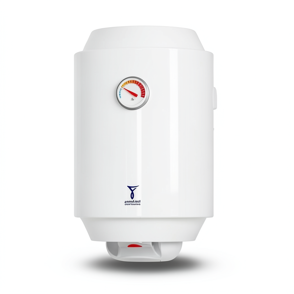 Vertical Electric Water Heater 30 Liter White 1200W 220/240V | Saudi Ceramics
