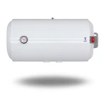 Horizontal Electric Water Heater 100 Liter Capacity 445 mm Height White, 1500 WATT 220/240 Volt | Saudi Ceramics