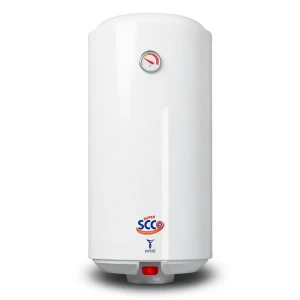 Vertical Electric Water Heater 100 Liter Capacity White, 1500 WATT 220/240 V | Saudi Ceramics