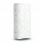 Patterned Wallpaper, Length 15.6 meters, Width 100 cm, white with beige Color 
