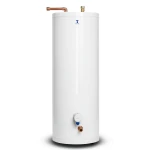 Vertical Electric Water Heater 150 Liter Height 1130 mm White 4500 WATT | Saudi Ceramics