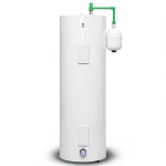 Vertical Central Water Heater 200 Liter Capacity 1285 mm Height White | Saudi Ceramics