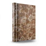 Patterned Wallpaper, Length 15.6 meters, Width 100 cm, brown with brown veins Color 