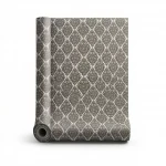 Patterned Wallpaper, Length 15.6 meters, Width 100 cm, Dark beige with off-white pattern Color 