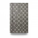 Patterned Wallpaper, Length 15.6 meters, Width 100 cm, Dark beige with off-white pattern Color 