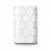 Vinyl Wallpaper, Patterned Design, Size 15.6 m x 100 cm, White with Gray Color