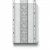 Patterned Wallpaper, Size 15.6m×100cm, Light gray with dark gray pattern color