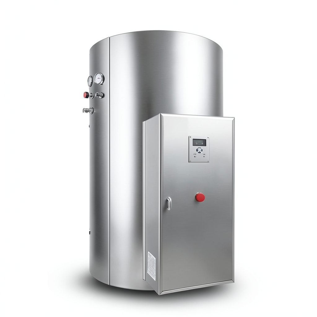 Central Stainless Steel Water Heater 1500 Liter, Size 2100×1420×1200 mm | eau