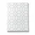 Vinyl Wallpaper, Patterned Design, Size 15.6m × 100 cm, White with Gray Color