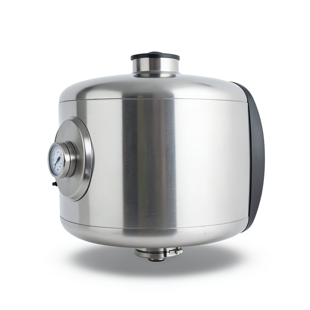 سخان مياه ستانلس ستيل سعة 60 لتر، مقاس 470×530 مم