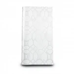 Vinyl Wallpaper, Patterned Design, Size 15.6m × 100 cm, White with Gray Color