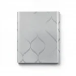 Vinyl Wallpaper, Patterned Design, Size 15.6m × 100 cm, Gray Color
