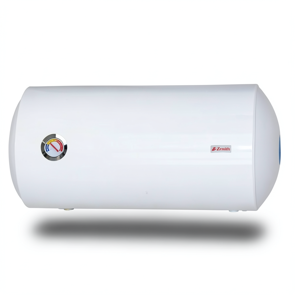 Horizontal Water Heater 50 Liter Capacity, Height 540 mm, 220/240 Volt | Zenith Water Heater