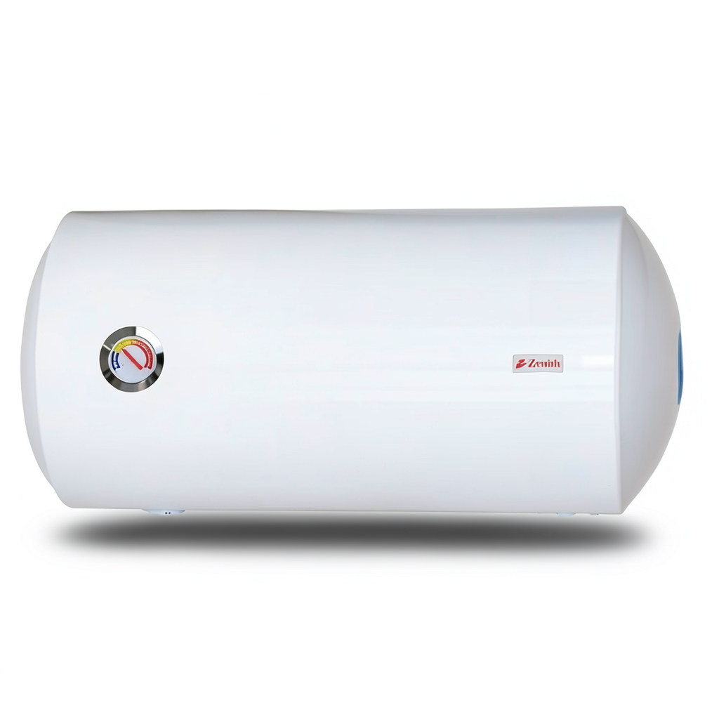 Horizontal Water Heater 80 Liter Capacity 780 mm Height, 220/240 Volt | Zenith Water Heater