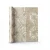 Vinyl Wallpaper, Patterned Design, Size 15.6m × 100cm, Beige with Gold and Brown Color
