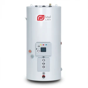 Vertical Water Heater Lima 200 Liters Height 1214 mm 6 kW European Design | Reem Water Heater Factory
