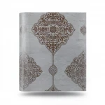 Vinyl Wallpaper, Patterned Design, Size 15.6m × 100 cm, Gray with Brown Patterns Color