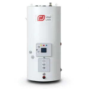 Vertical Water Heater 400 Liters Capacity 1772 mm Height 8 kW Power, European Design | Reem Water Heater Factory