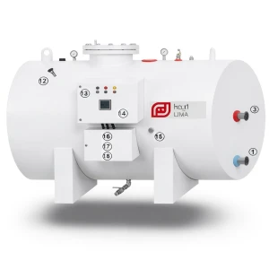 Water Heater Lima Capacity 1750 Liters Height 2430 mm European Design | Reem Water Heater Factory