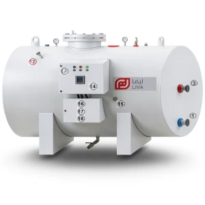 Horizontal Water Heater Lima Capacity 2500 Liters Height 2340 mm | Reem Water Heater Factory
