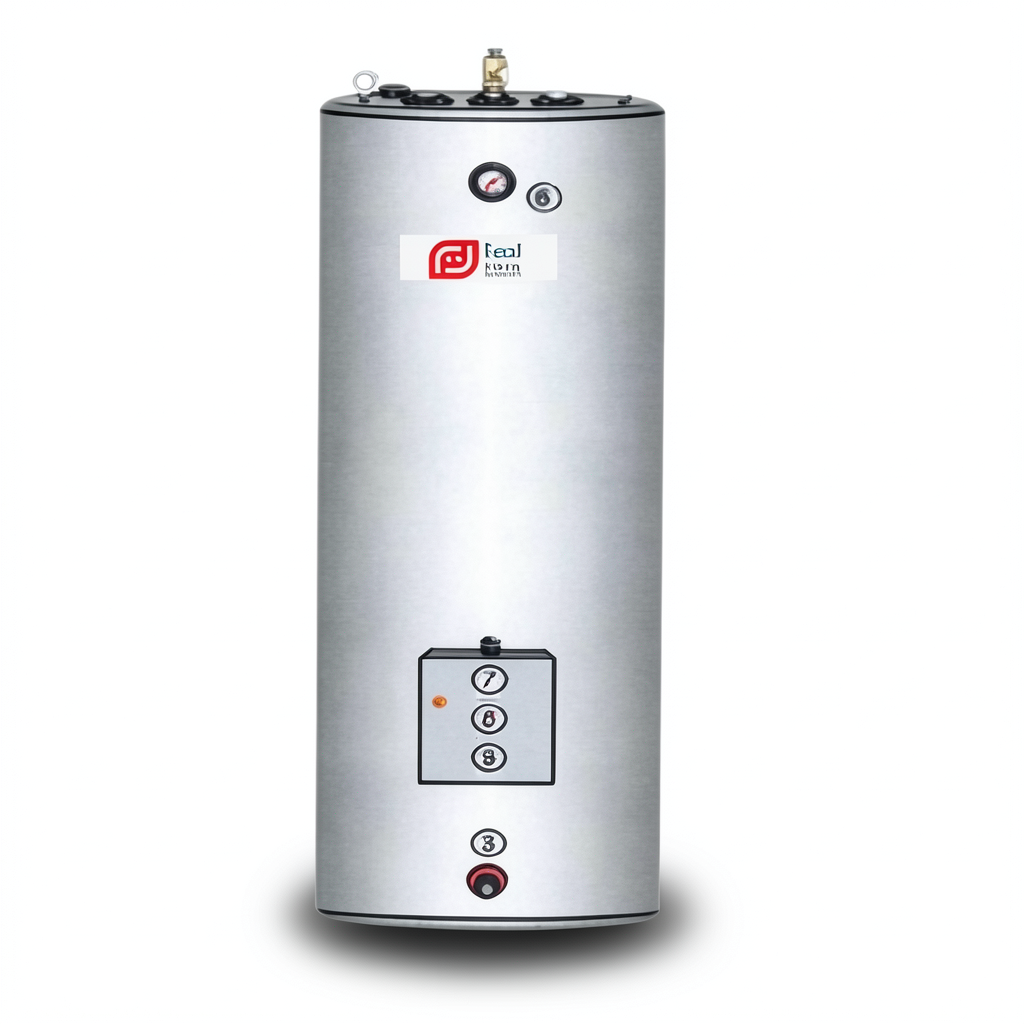 Vertical Water Heater 200 Liter Capacity 1214 mm Height 220/240 V | Reem Water Heater Factory