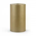 Plain wallpaper, golden brown color, size 15.6 m x 100 cm