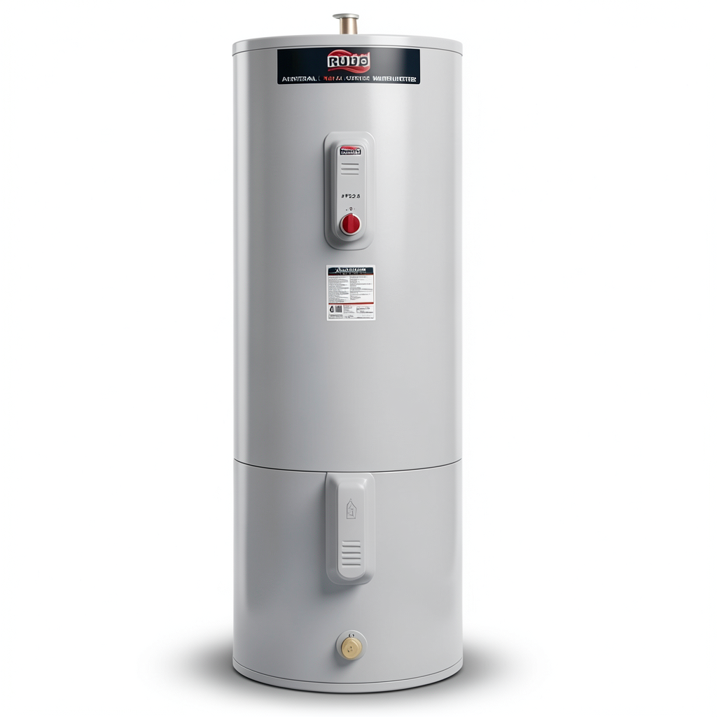 Vertical Central Water Heater 50 GAL Stainless Steel, Model PE2 52 2 | Al Zamil Tanks
